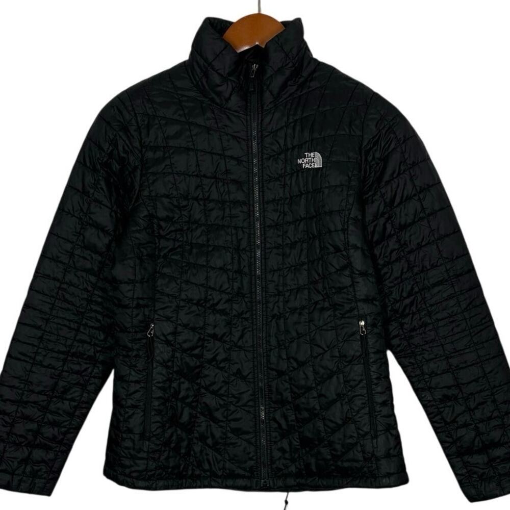 The North Face Thermoball Quilted Black Jacket Women’s Sz Medium Outdoors Read